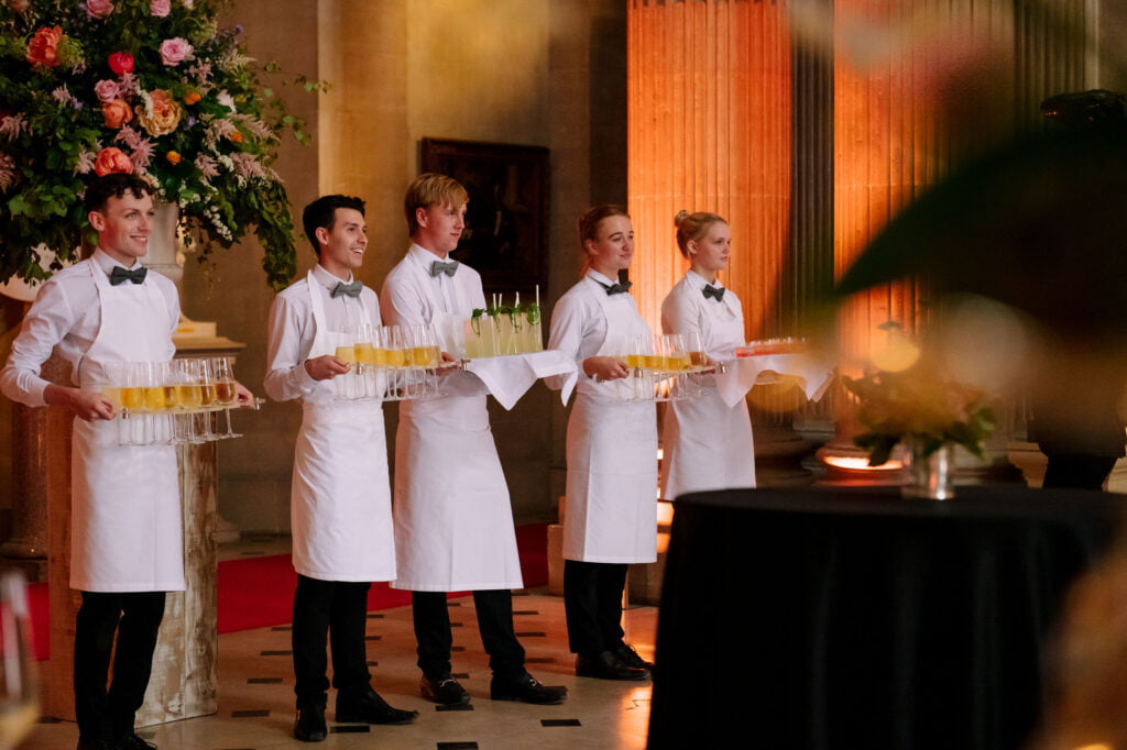 luxury drinks reception