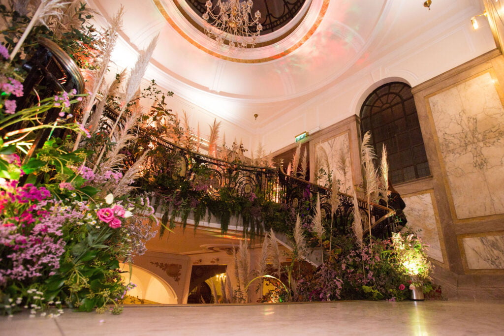 event foyer floral display