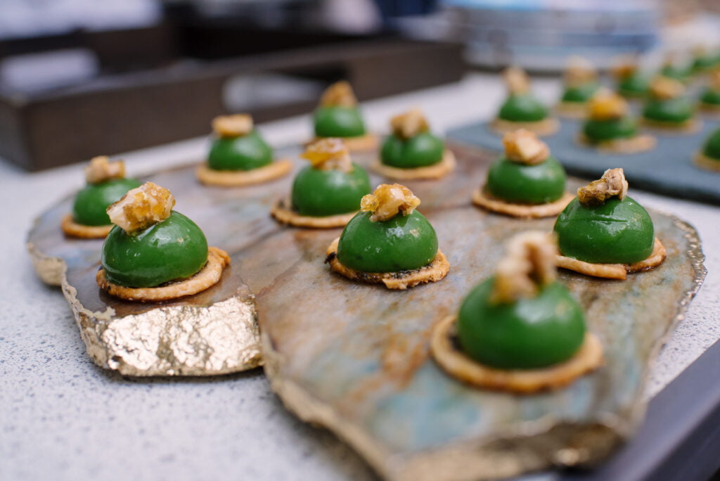 luxury creative canapes