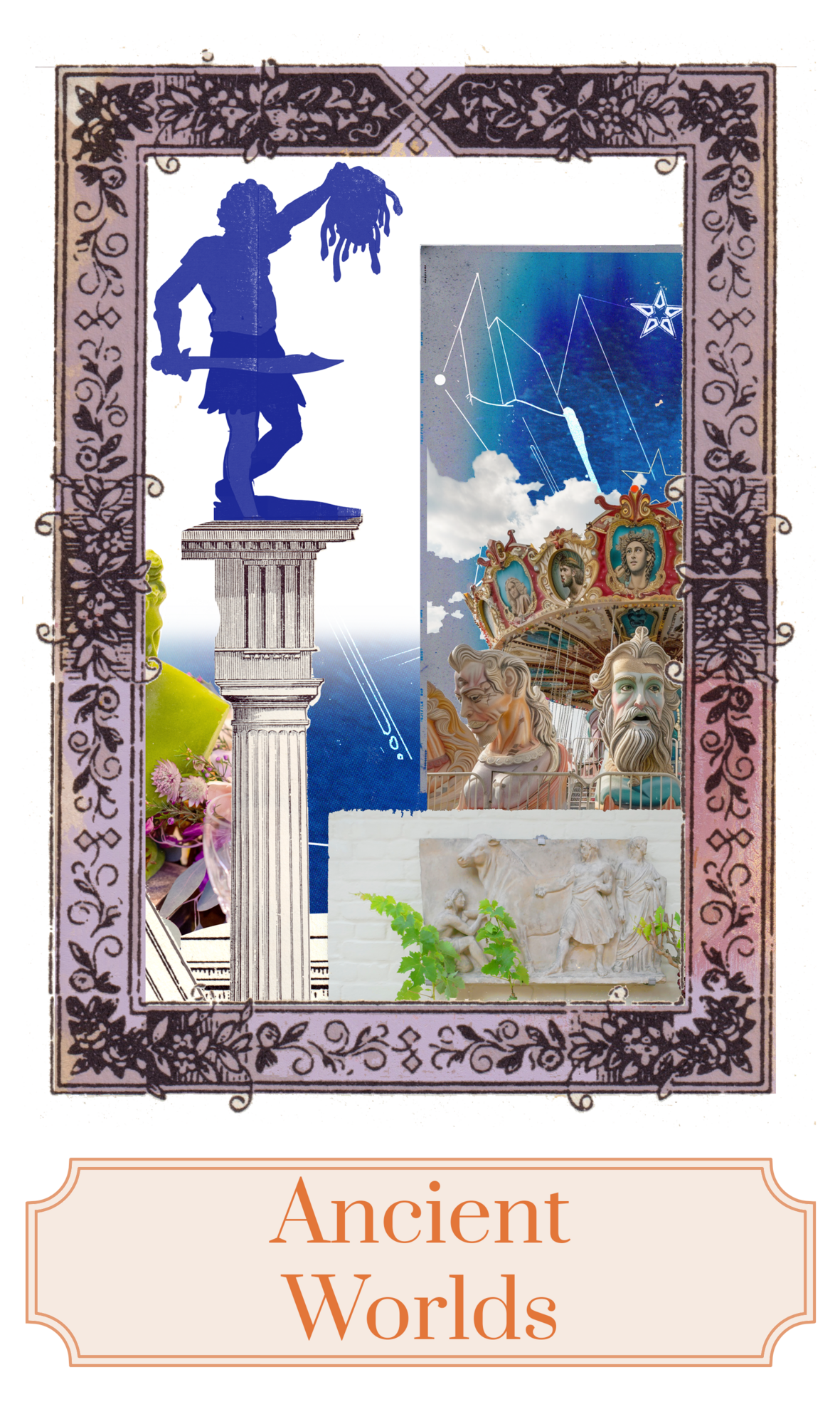 Ancient Worlds illustration - antiquity staged at full scale