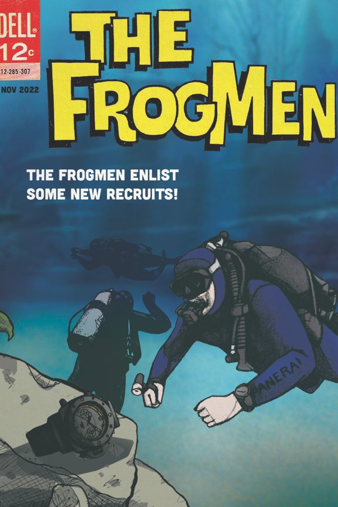 The Frogman comic front cover.