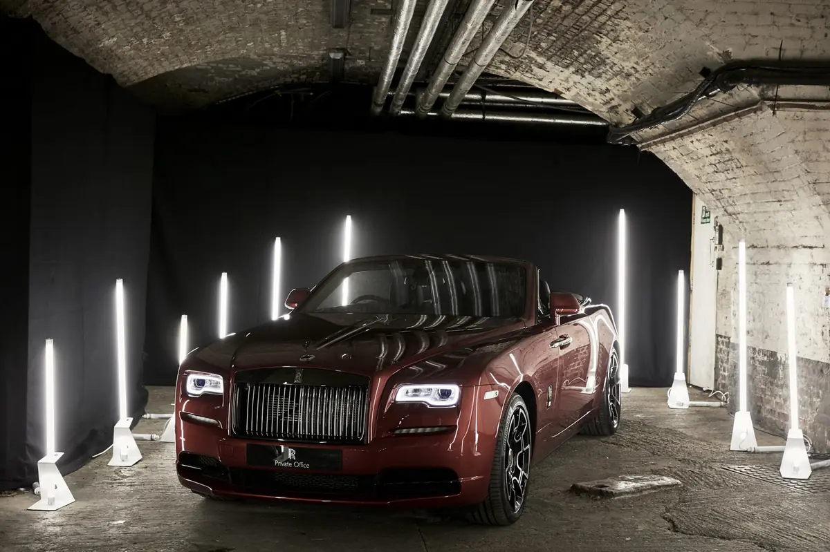 A photograph from the Rolls-Royce Black Badge launch.